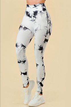 TIE DYE SCRUNCH BUTT LEGGINGS - L/XL