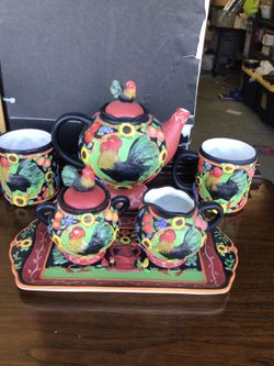 Rooster Teaset