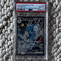 2024 POKEMON SVP EN-SV BLACK STAR PROMO #131 KINGDRA EX PSA 10