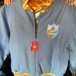 Mitchell & Ness Chargers reversible wool jacket 