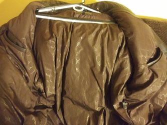 Mens Sean John Leather Coat