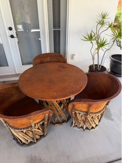 Rustic Boho Mexican Equipal Furniture Set