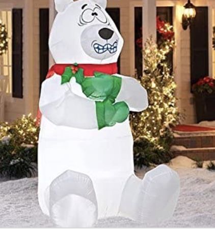 animated polar bear inflatable