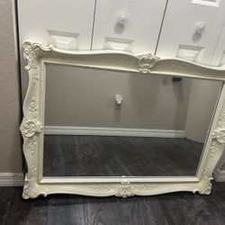 Antique White Mirror