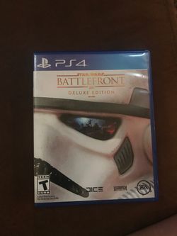 PS4 game. Starwars Battlefront deluxe Edition
