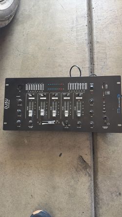 Technical Pro DJ5U Professional 4 Channel Mixer with USB - SD Card Inputs