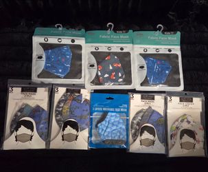 Kids Fabric Face Masks