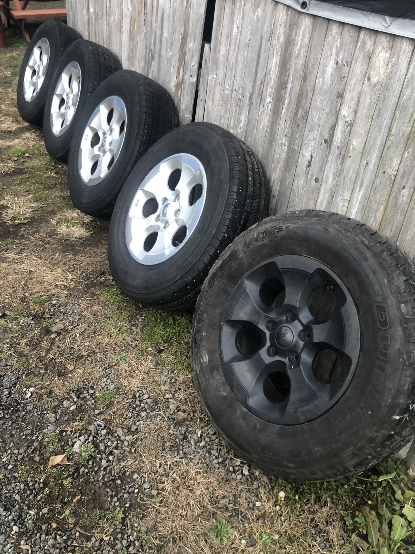 18” Jeep Cherokee Rims And Tires