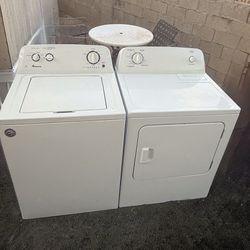 Washer And Dryer  Amana & Roper Both manufactured by Whirlpool