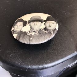3 Stooges Larry/Moe &curly Pin