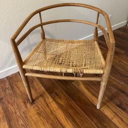 Wooden Rattan Project Chair