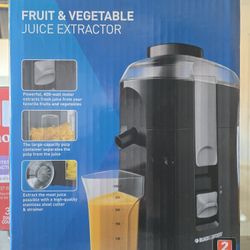 Black & Decker Fruit & Vegetable Juice Extractor