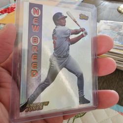 Andruw Jones 1998 Topps New Breed Insert Baseball Card 