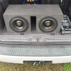 2 Rockville Comp 10s With 6000 Watt Db15 Amp 