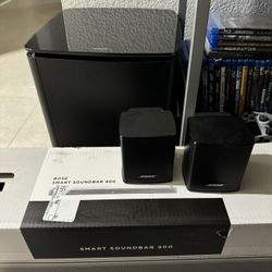 Bose Smart Soundbar 900, Wireless Bass Module And Wireless Speakers