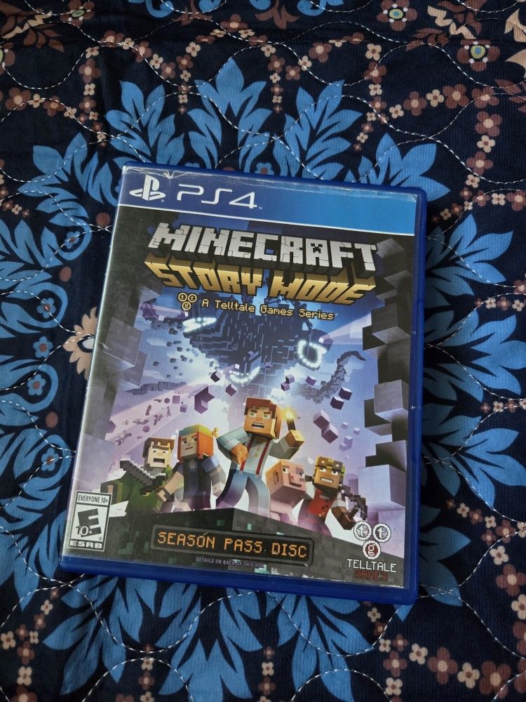 PS4 Minecraft Story Mode Season Pass Disc
