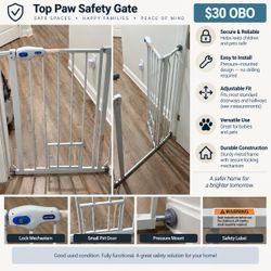 Top Paw Pressure-Mount Safety Gate