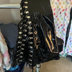 Women’s Thigh High Platform stiletto patent leather boot