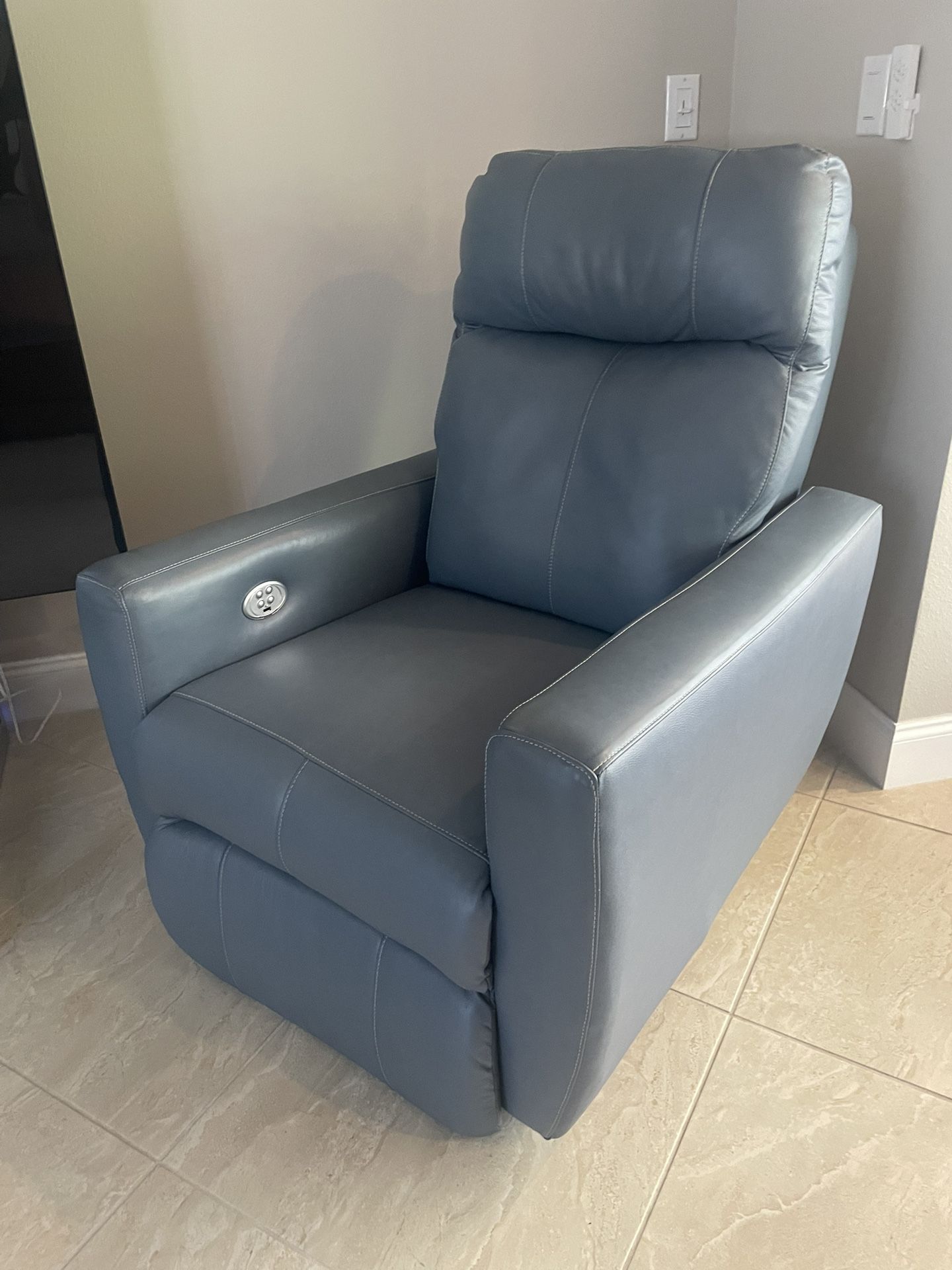 Blue Recliner