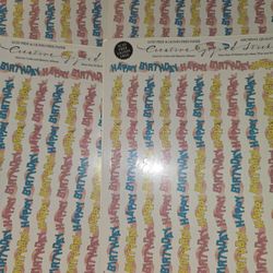 Birthday Die Cut Stickers 