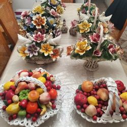 Capodimonte Made In Italy Porcelain Figurines