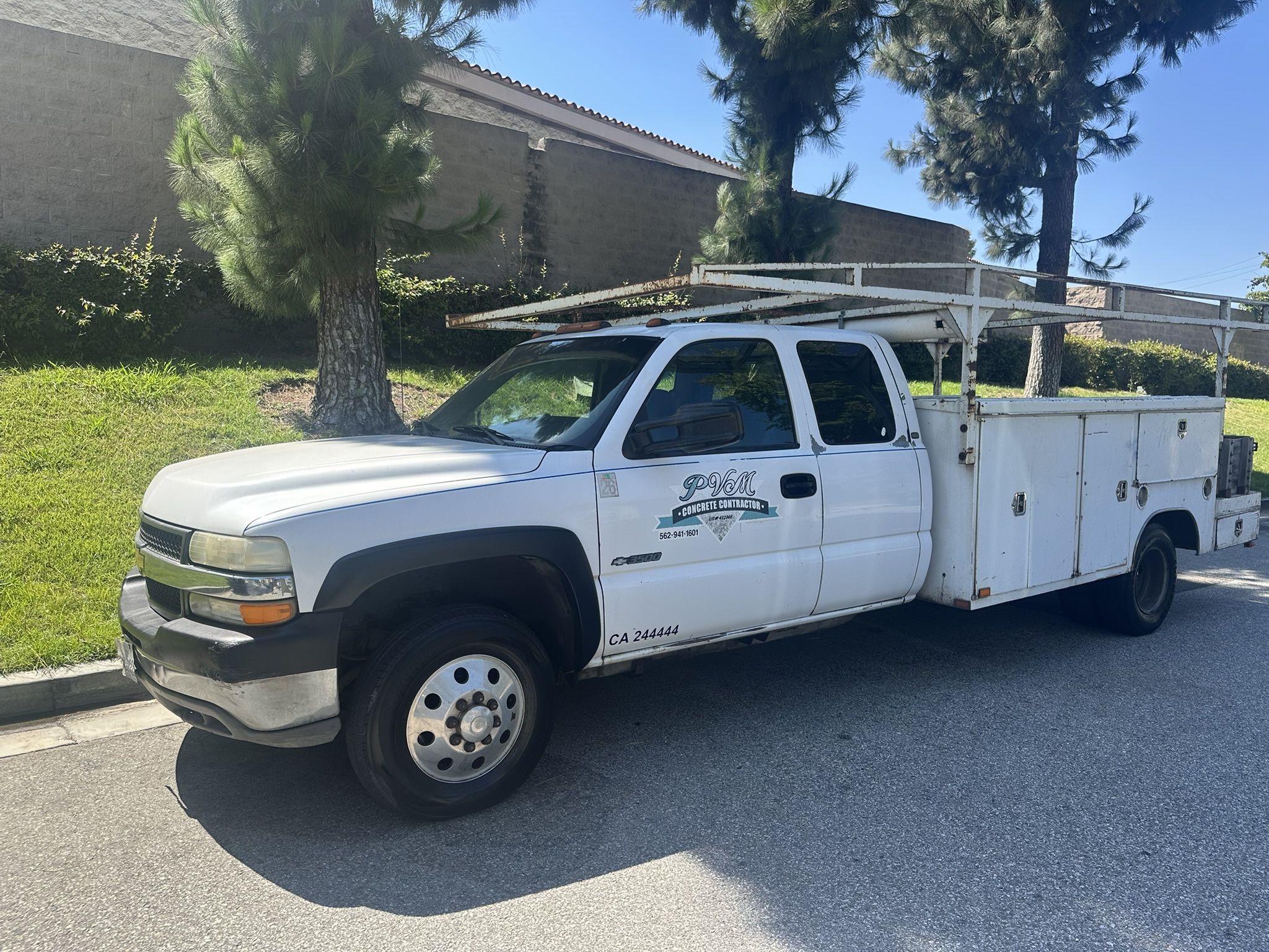 Chevy Silverado 3500 6.0 Dually Utility Truck Service Bed Work Truck Commercial 