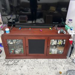 Large TV Stand Wood 65inch long