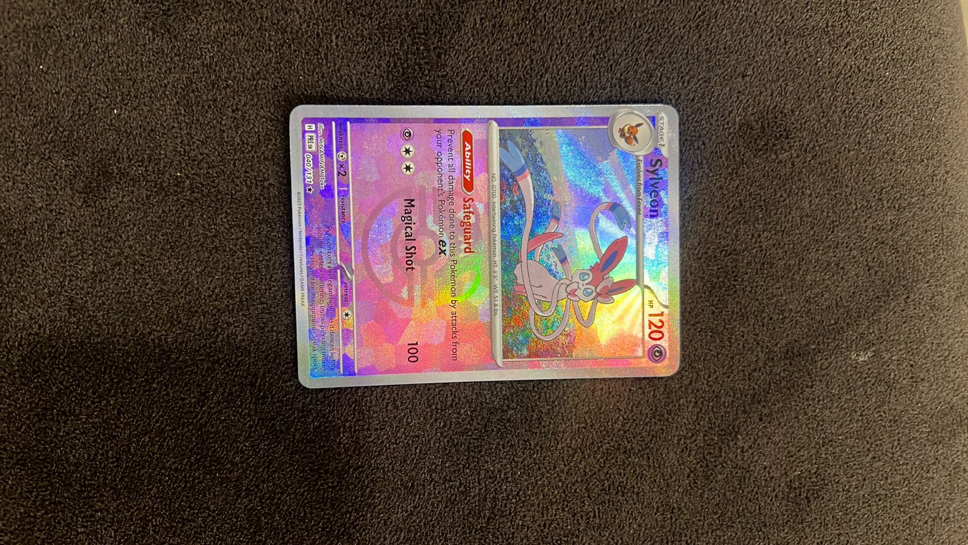 Sylveon 040 Mega Ball Prismatic Pokemon 