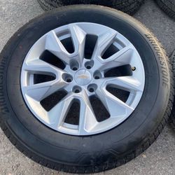 Only 3 Wheels available 20” Chevy Texas Edition Wheel 20 Chevrolet RST Rim Silverado Tahoe Factory original Stock Tire Oem Take Off 275/60r20