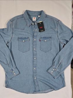 New Levi's Classic Standard Fit Western Shirt