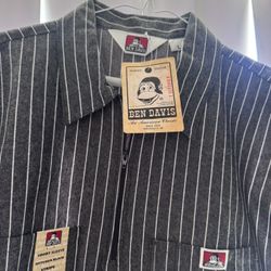 Short Sleeve Butcher Black Stripe 