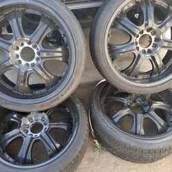 4 used tired and rims