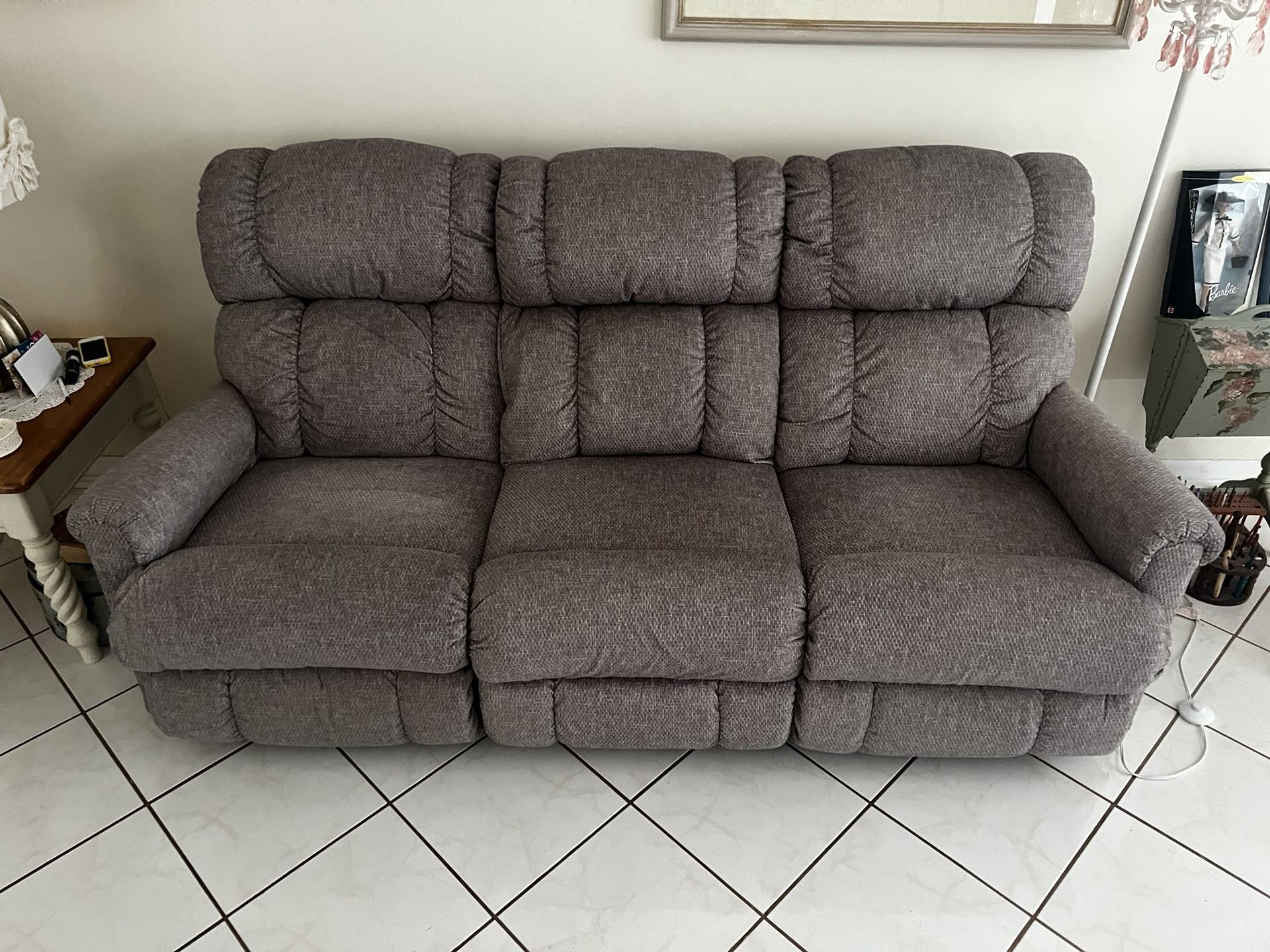 La-Z-Boy Double Recliner Couch Sofa