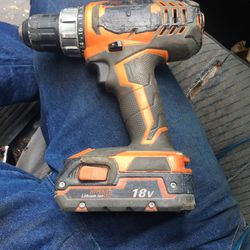 Rigid Drill Driver  With Battery 