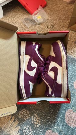 Purple Nike dunks