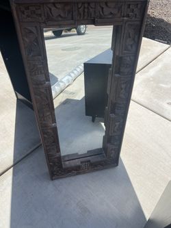 Wood Frame Mirror