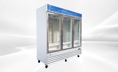 3 glass door Merchandiser Cooler Refrigerator NSF SG1.9L3