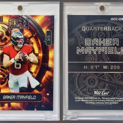 2024 Wild Card QB1 On the Clock - Baker Mayfield -  Breakers Brick Orange