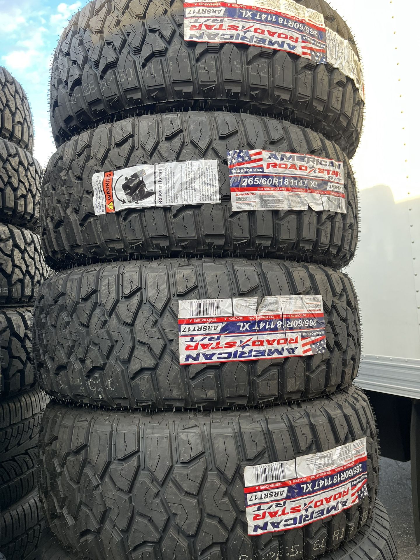 Vendo 265/60/R18 American RT POR $530✅✅