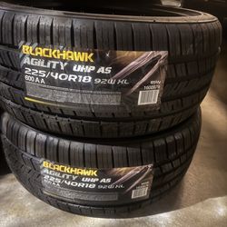 225/40/18 black hawk