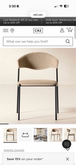 Cb2 Velvet Dining Chair