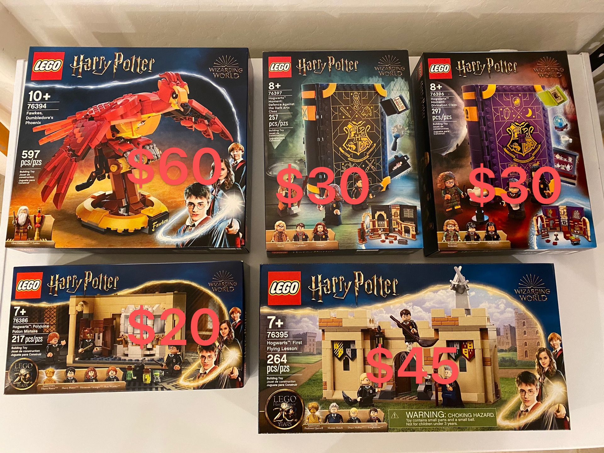Lego Harry Potter Sets - Brand New And Sealed