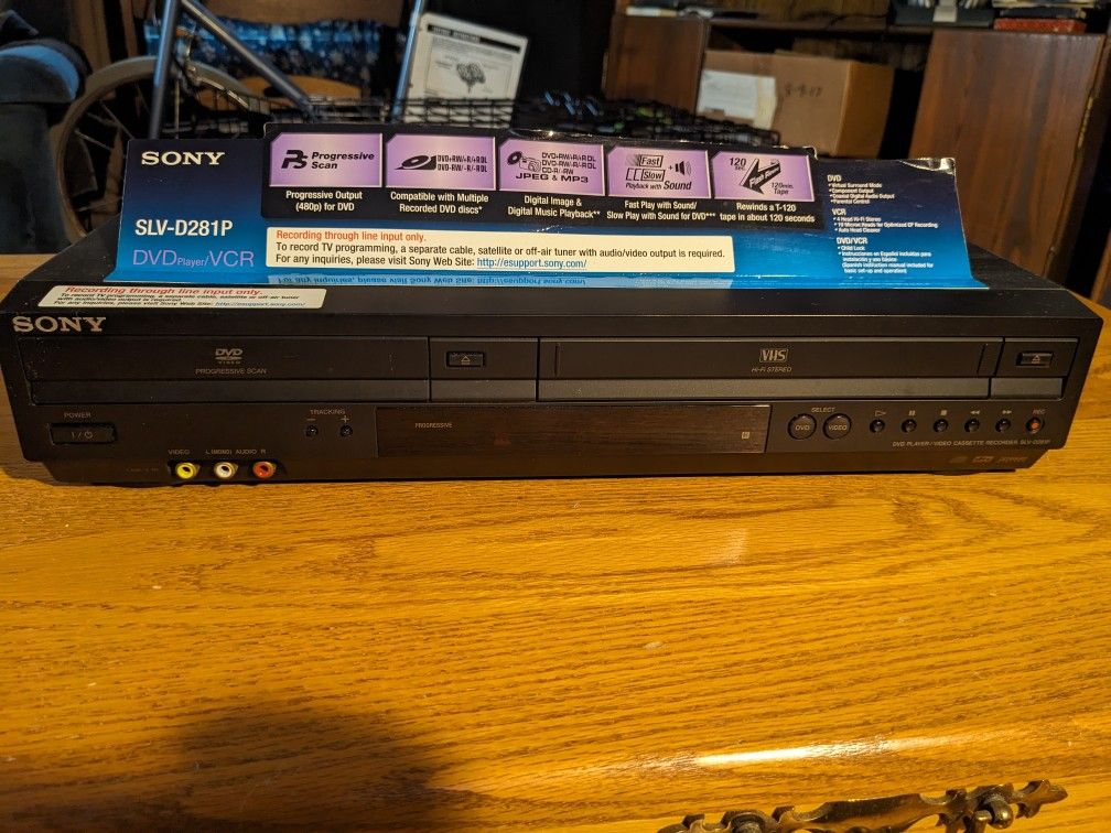 Sony DVD And VHS Player