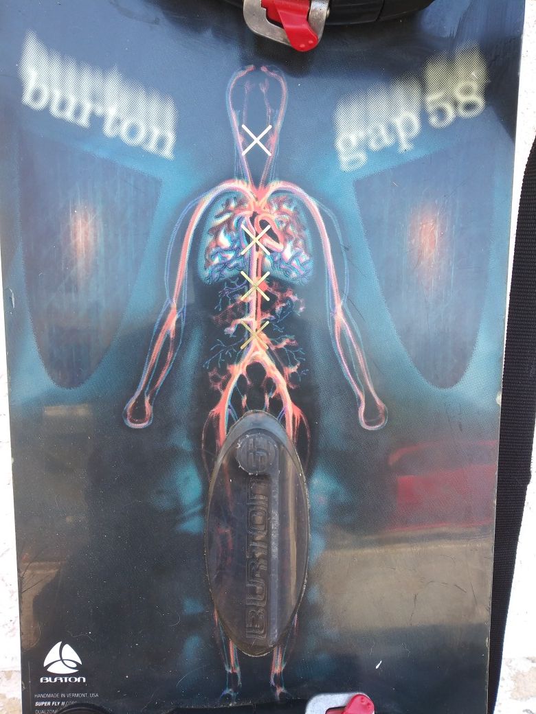BURTON GAP 58 SNOWBOARD w/ BINDINGS for Sale in San Pedro