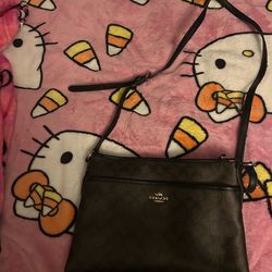 Coach signature canvas cross body