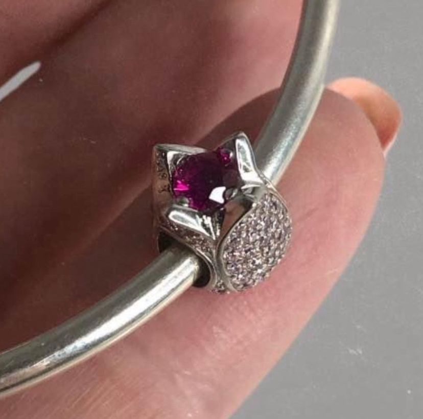 Flower Silver Charm S925