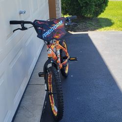 Firestorm 18" BMX Bike, Orange/Yellow

