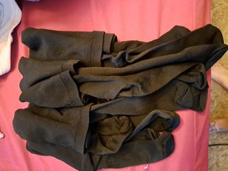 Long Black Compression Socks 7 Pack 