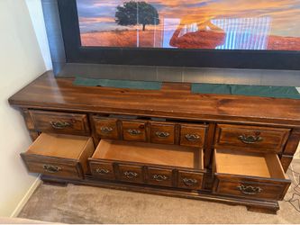 FREE Wooden Dresser 9 drawers