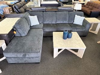 Ashley Signature Design Gray Sectional Sofa with Chaise